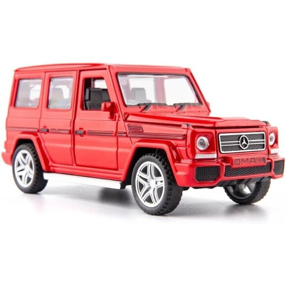 Red G65 AMG Toy Car Model Pull Back Die-Cast Vehicle with Lights and Sound - Picture 1 of 6